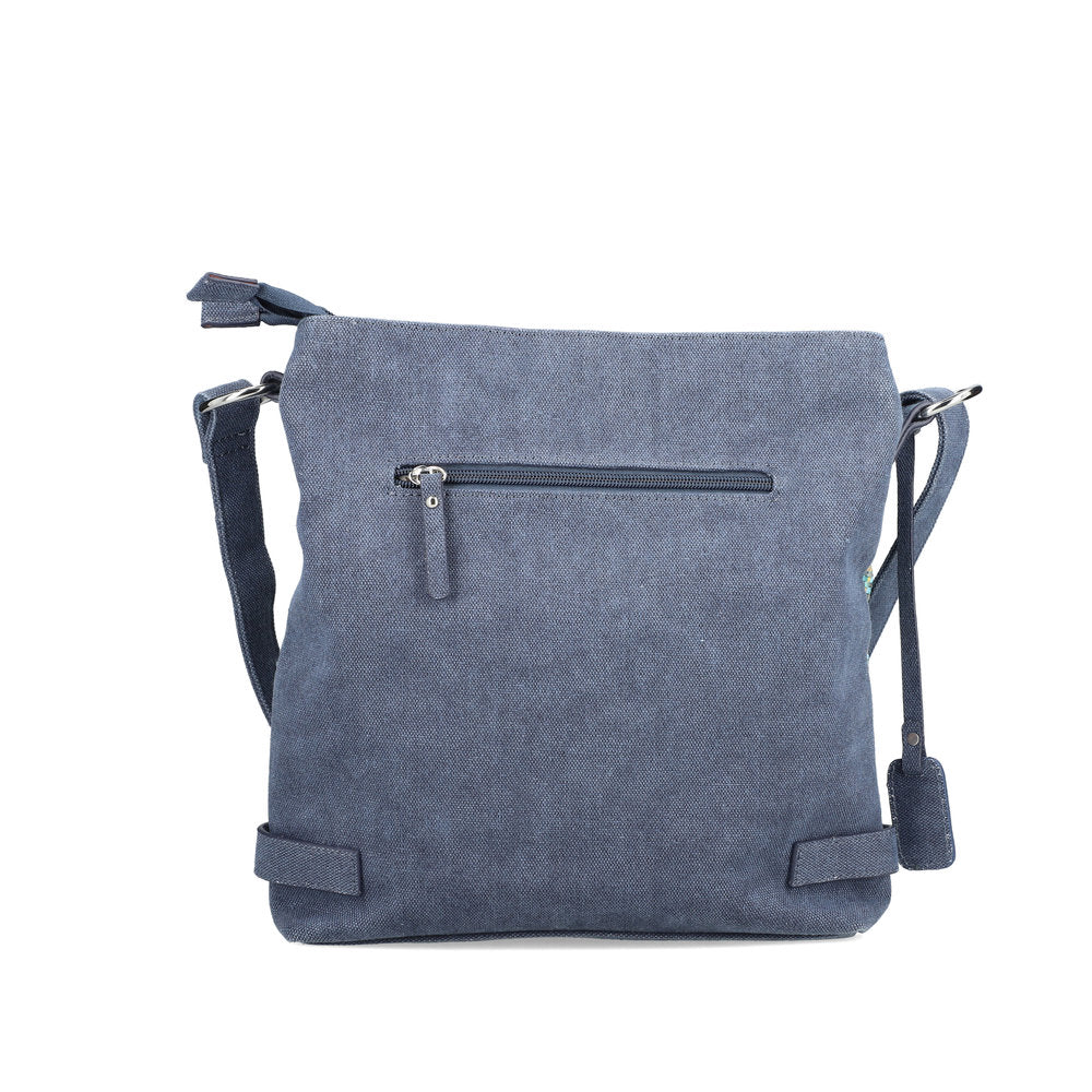 Rieker Classic Messenger Bag Blue Multi