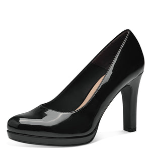 Tamaris Platform Court Black Patent