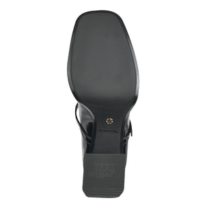 Tamaris Platform Mary Jane Black Patent