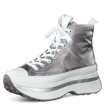 Tamaris Chunky Laced High Top Pewter