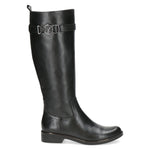 Caprice Leather Knee High Boot Black