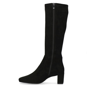 Caprice Stretch Knee High Boot Black