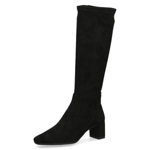 Caprice Stretch Knee High Boot Black