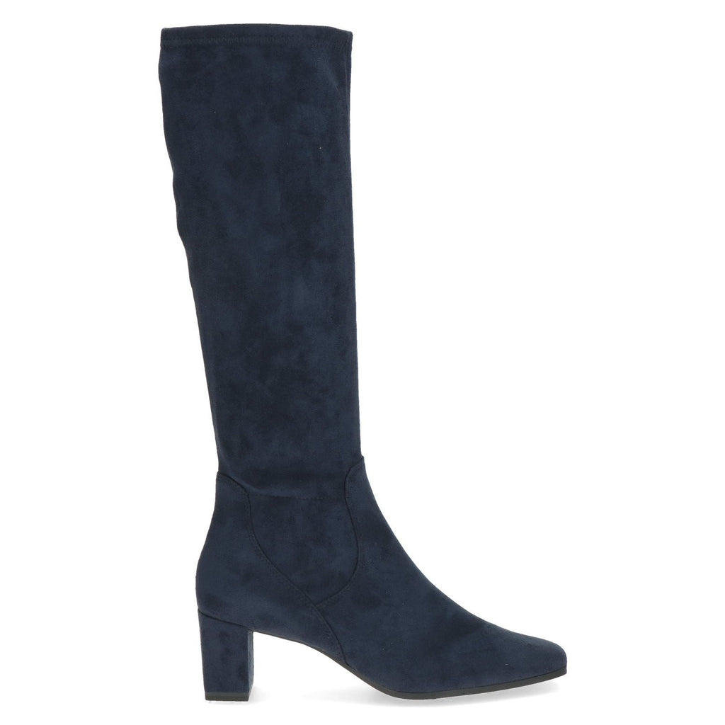 Caprice Stretch Knee High Boot Navy