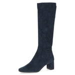 Caprice Stretch Knee High Boot Navy