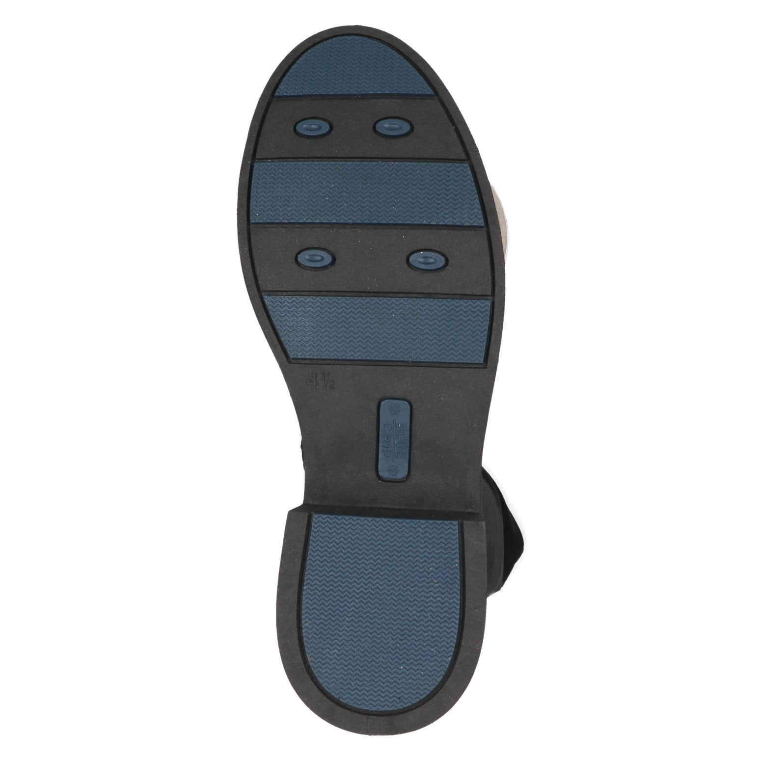 Caprice Low Heel Knee High Black Comb