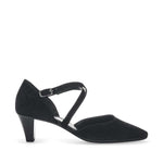Gabor Strappy Shoe Black Suede