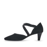 Gabor Strappy Shoe Black Suede