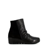 Cinders Edit Wedge Ankle Boot Black Comb