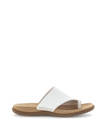 Gabor Leather Toe Post Sandal White