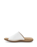 Gabor Leather Toe Post Sandal White
