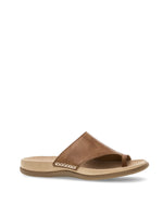 Gabor Leather Toe Post Sandal Peanut