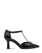 Tamaris T-Bar High Heel Black