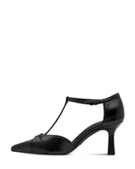 Tamaris T-Bar High Heel Black