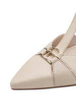 Tamaris T-Bar High Heel Ivory