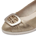 Tamaris Wedge with Buckle Gold