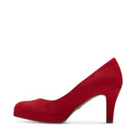 Tamaris Classic Platform Court Red Textile