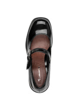 Tamaris Chunky Mary Jane Black Patent