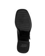 Tamaris Chunky Mary Jane Brown Patent