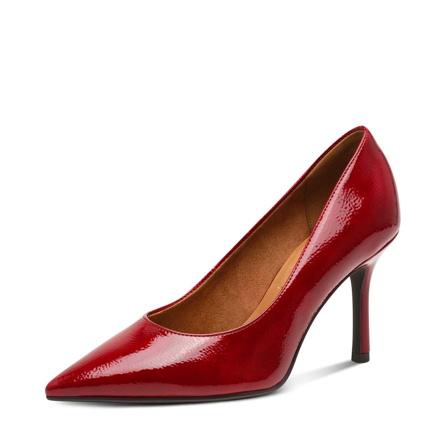 Tamaris Dressy Court Shoe Red Patent