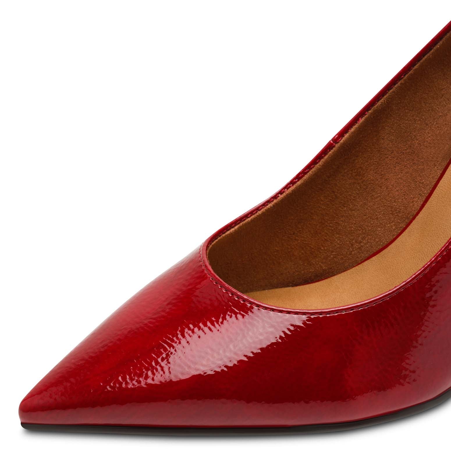 Tamaris Dressy Court Shoe Red Patent