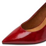 Tamaris Dressy Court Shoe Red Patent