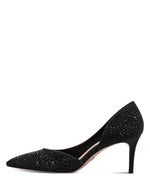 Tamaris Occasion Court Shoe Black Glam