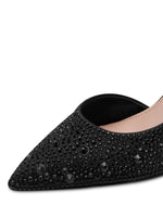 Tamaris Occasion Court Shoe Black Glam