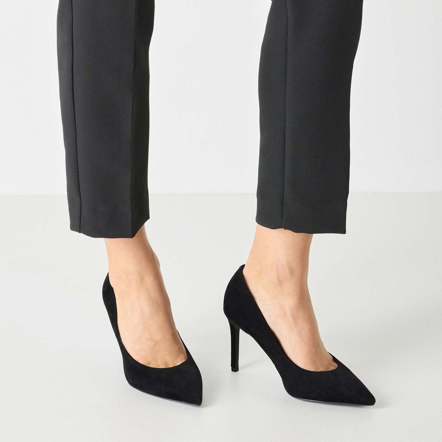 Tamaris Classic Stiletto Court Shoe Black