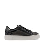 Tamaris Classic Flatform Trainer Pewter Comb
