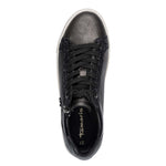 Tamaris Classic Flatform Trainer Pewter Comb
