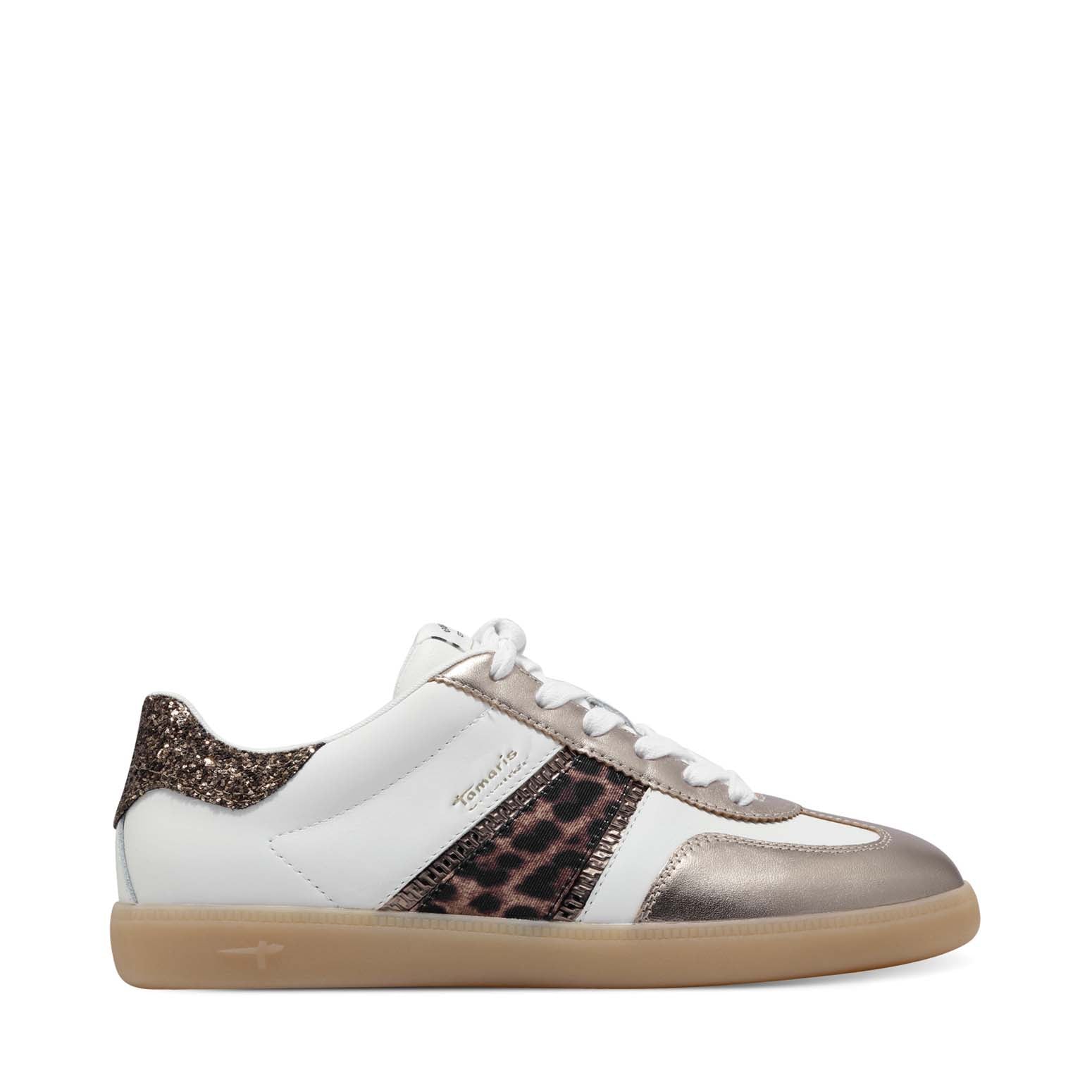 Tamaris Laced Trainer Leopard Comb