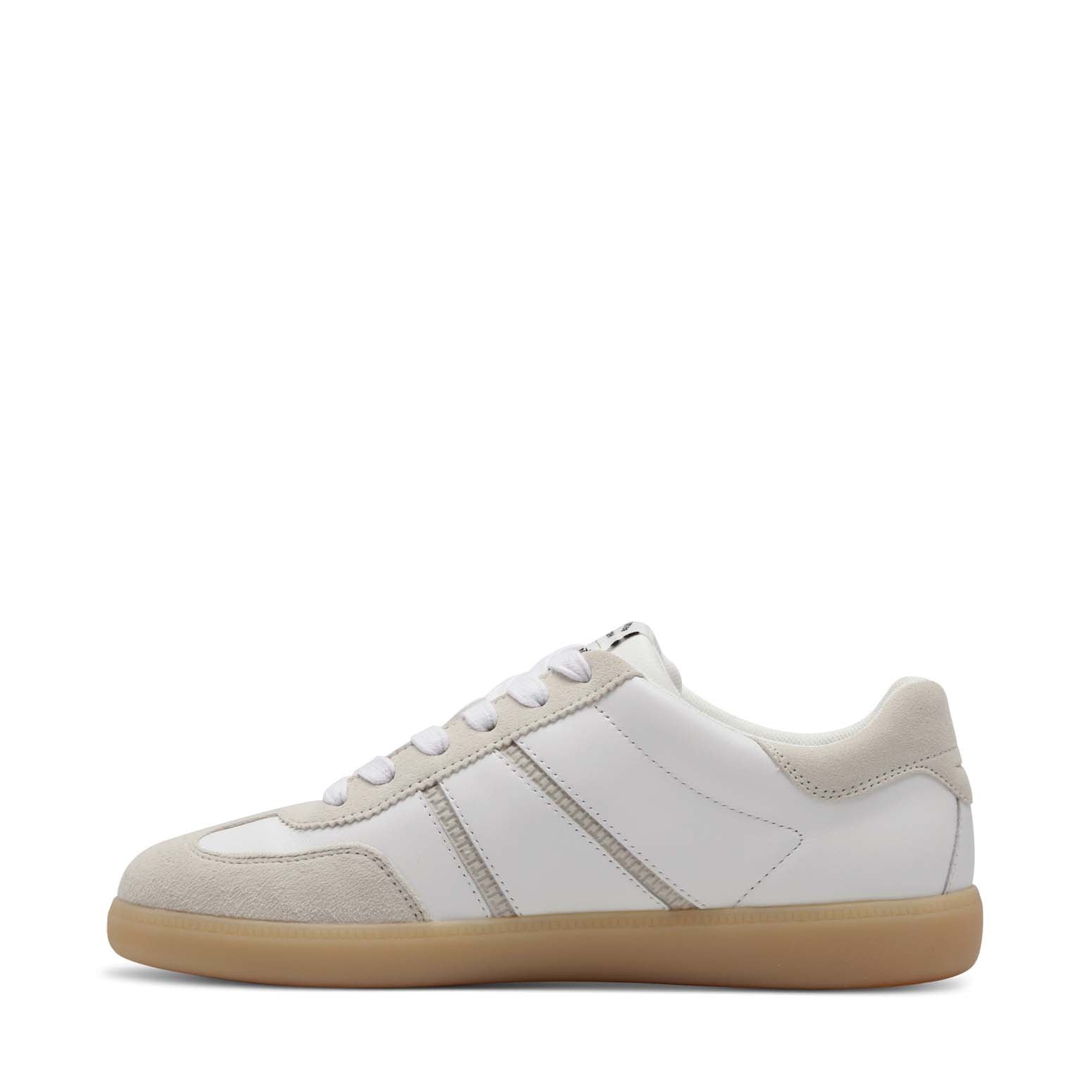 Tamaris Laced Trainer White Comb