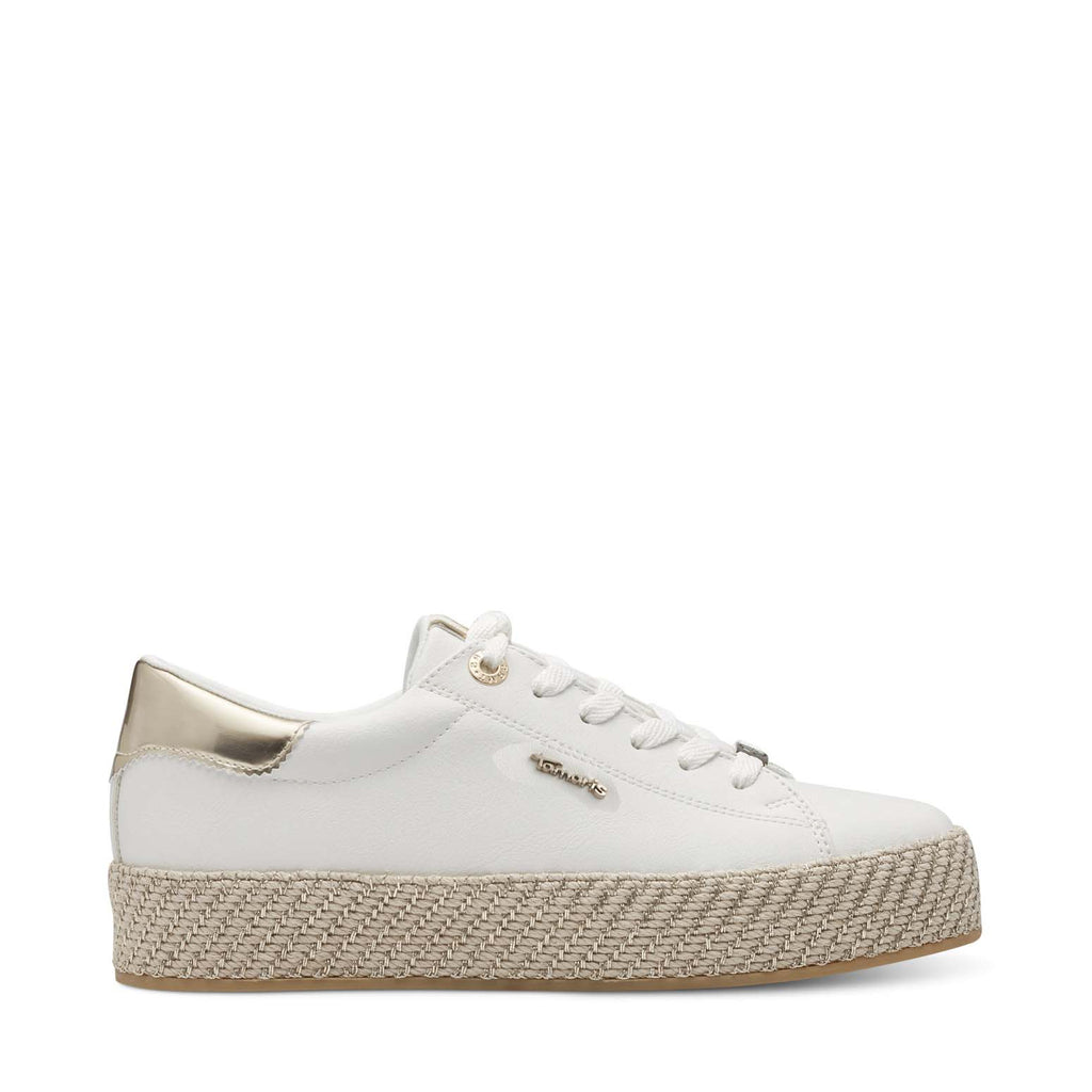 Tamaris Classic Trainer White Gold