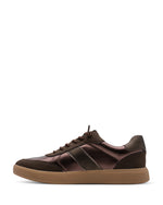 Tamaris Laced Trainer Mocca Metallic