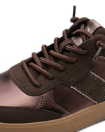 Tamaris Laced Trainer Mocca Metallic