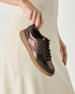 Tamaris Laced Trainer Mocca Metallic
