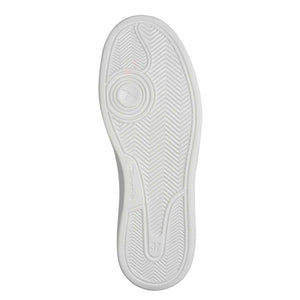 Tamaris Flatform Laced Trainer White Champagne