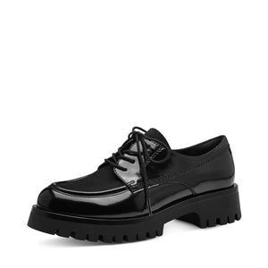 Tamaris Laced Chunky Brogue Black