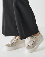 Tamaris Flatform Rhinestone Trainer Champange