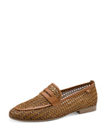 Tamaris Weave Loafer Cognac