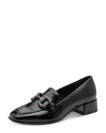 Tamaris Classic Shoe with Buckle Black Patent