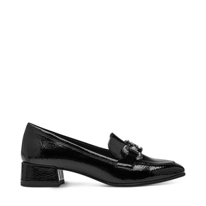 Tamaris Classic Shoe with Buckle Black Patent