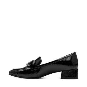 Tamaris Classic Shoe with Buckle Black Patent