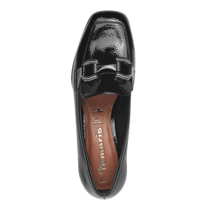 Tamaris Classic Shoe with Buckle Black Patent