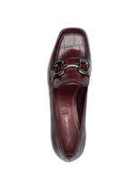 Tamaris Classic Shoe with Buckle Merlot Croco