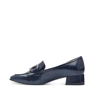 Tamaris Classic Shoe with Buckle Navy Patent