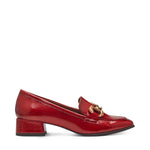 Tamaris Classic Shoe with Buckle Red Patent