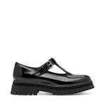 Tamaris Chunky Mary Jane Black Patent