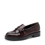 Tamaris Classic Buckle Loafer Merlot